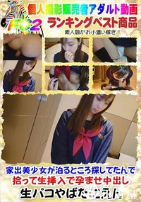 【家出美少女が泊るところ探してたんで拾って生挿入で孕ませ中出し】の一覧画像